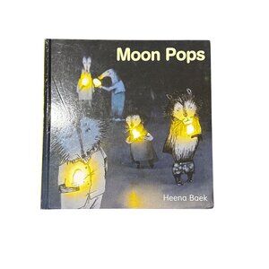 Moon Pops By Heena Baek Hardcover Children's Book Illustrated 2021 Folklore Stor